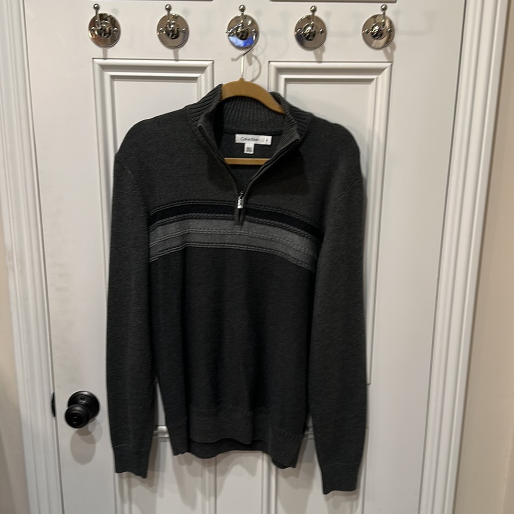 Men’s Calvin Klein Quarter Zip Sweater.